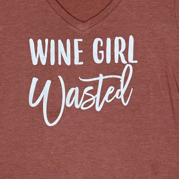 District "Wine Girl Wasted" T-Shirt - Picture 3 of 9